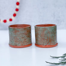 Load image into Gallery viewer, Set of Whiskey Cups in Teal
