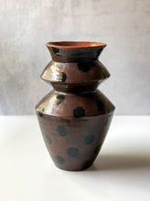 Load image into Gallery viewer, Polka Dot Zigzag Vase