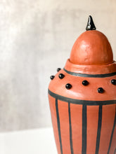 Load image into Gallery viewer, Urn with Stripes and Beads