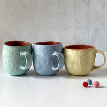 Load image into Gallery viewer, Minimalist Pinched Mug in Light Sky Blue