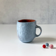 Load image into Gallery viewer, Minimalist Pinched Mug in Light Sky Blue