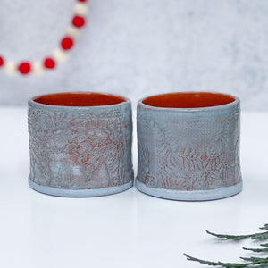 Set of Whiskey Cups in Slate