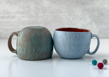 Load image into Gallery viewer, Minimalist Pinched Mug in Light Sky Blue