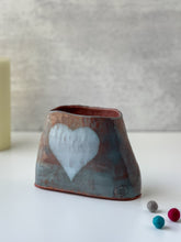 Load image into Gallery viewer, Heart and Star Vase in Slate