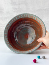 Load image into Gallery viewer, Round Serving Bowl in Teal