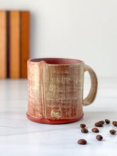 Load image into Gallery viewer, Mug with wavy lines pattern in Limoncello