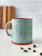 Load image into Gallery viewer, Mug with checkerboard texture