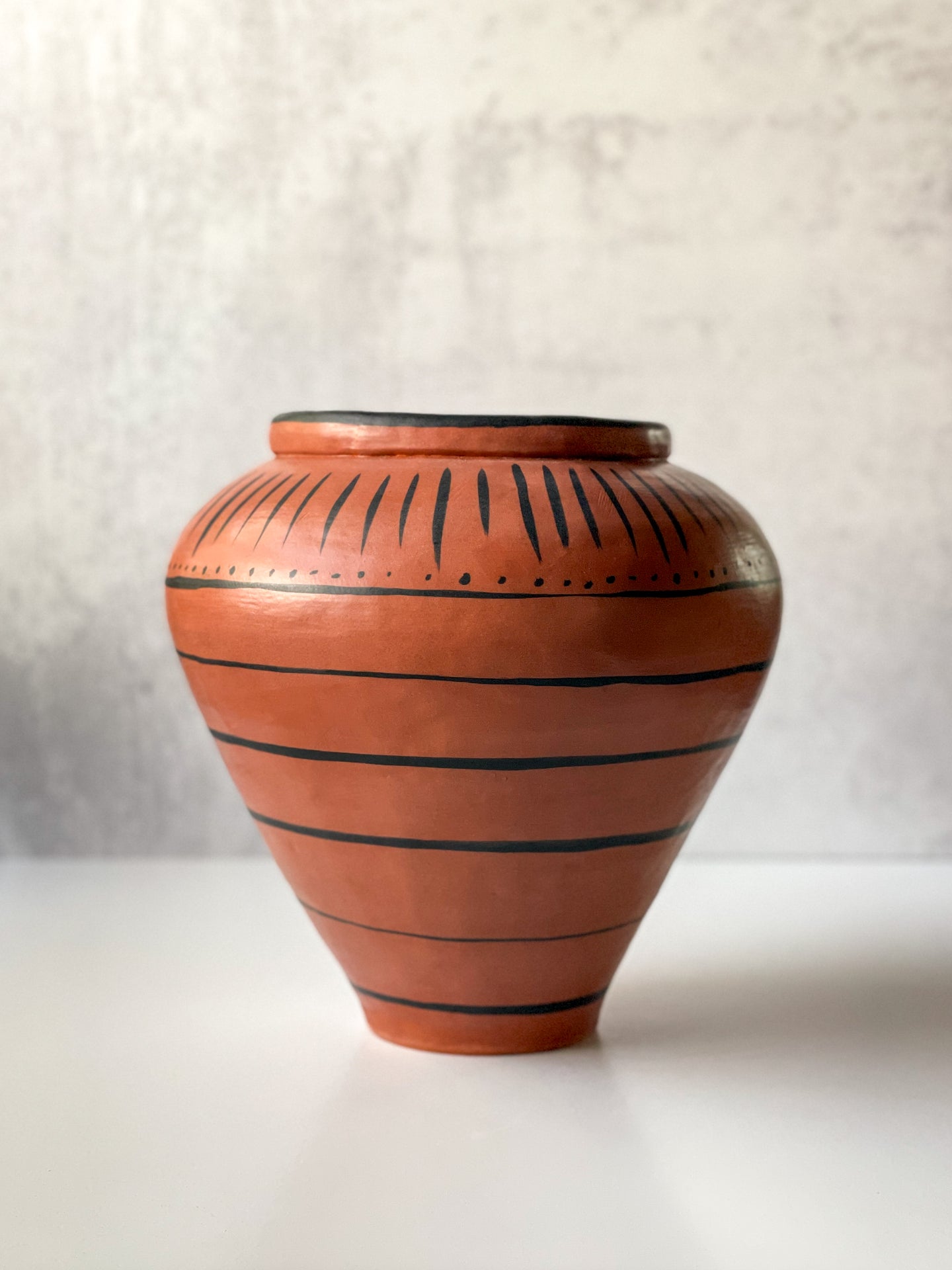 Large Vase with Stripes