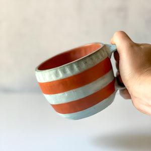 Large Striped Mug