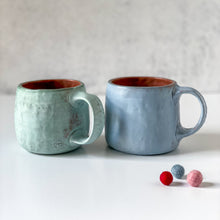 Load image into Gallery viewer, Minimalist Pinched Mug in Light Sea Green