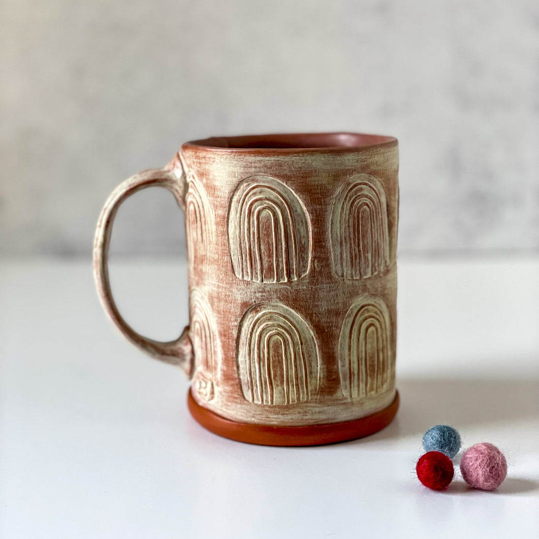 Stamped Mug in Light Limoncello