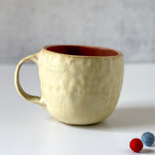 Load image into Gallery viewer, Minimalist Pinched Mug in Light Limoncello