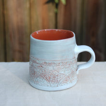 Load image into Gallery viewer, Embossed Mug in Slate Blue