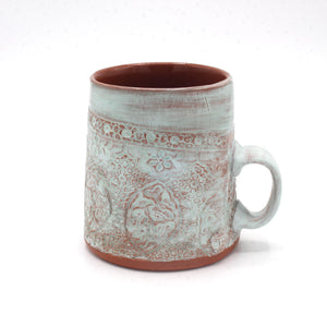 Mug with Two Finger Handle in Seabreeze