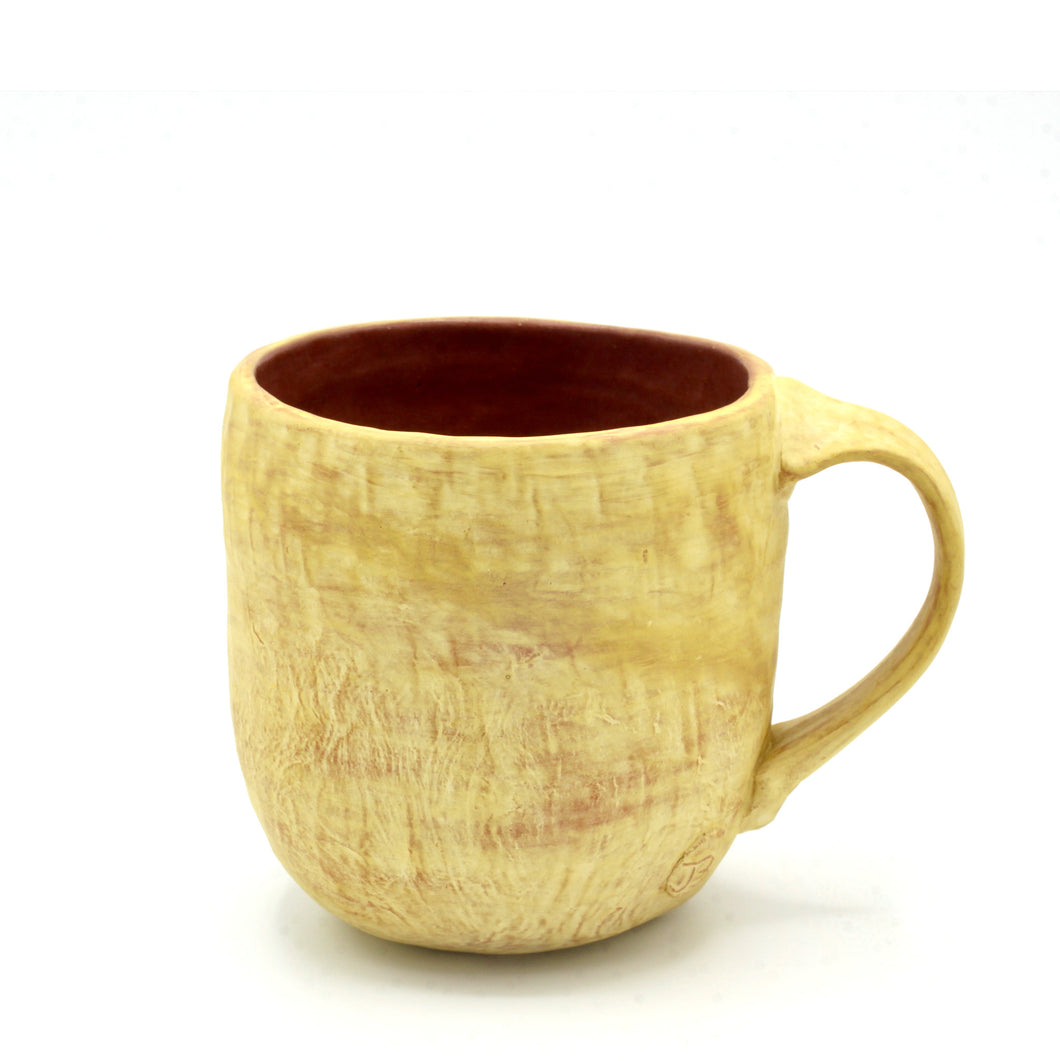 Mug, Pinched and Burnished in Limoncello