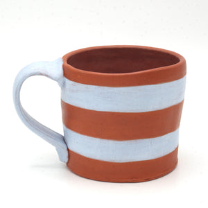 Mug with Light Blue Stripes